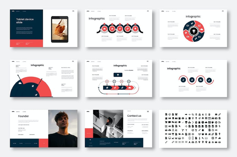 商务企业品牌营销推广宣传Keynote模板 - PPT派