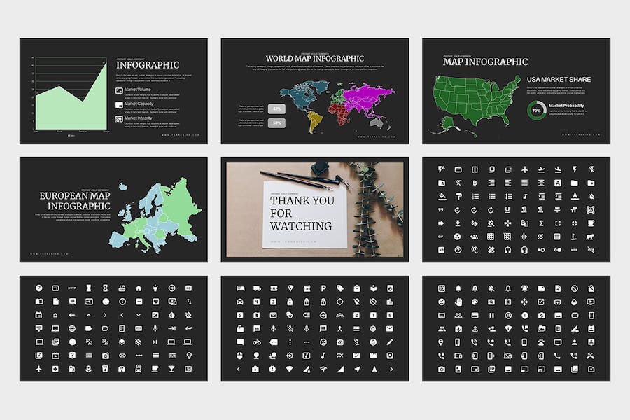 多功能商业融资计划书Keynote模板 - PPT派