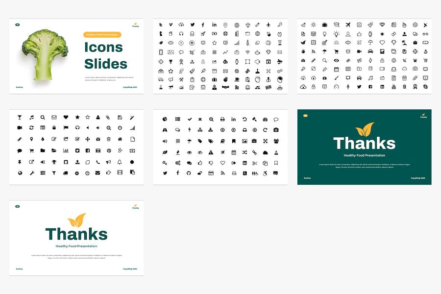 健康食品讲述展示营养应用传播PPT模板 - PPT派