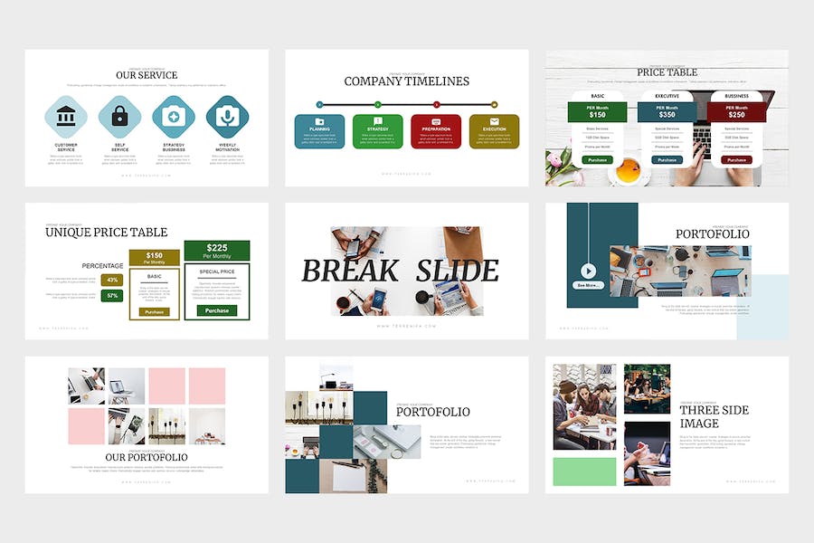 多功能商业融资计划书Keynote模板 - PPT派