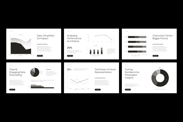 视力表数据展示分析PPT模板 - PPT派