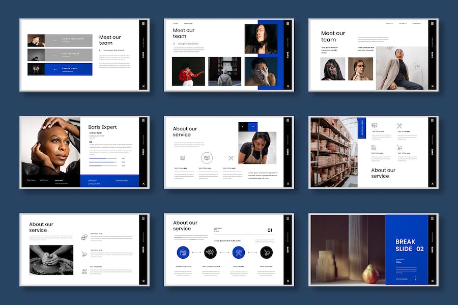商务项目展示工作方案汇报Keynote模板 - PPT派