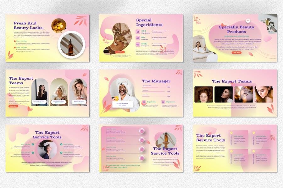 美容产品护肤推介展示讲述Keynote模板 - PPT派