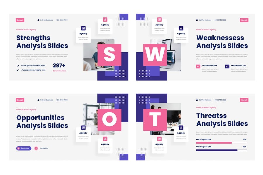 商业机构企业推介方案展示PPT模板 - PPT派