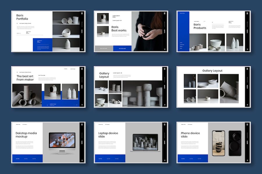 商务项目展示工作方案汇报Keynote模板 - PPT派