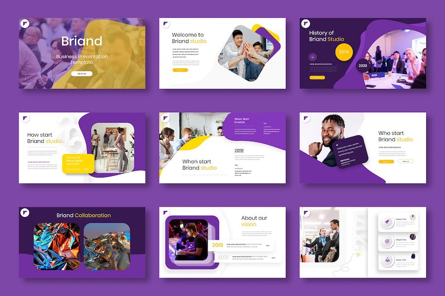 商业企业品牌推介讲述方案Keynote模板 - PPT派