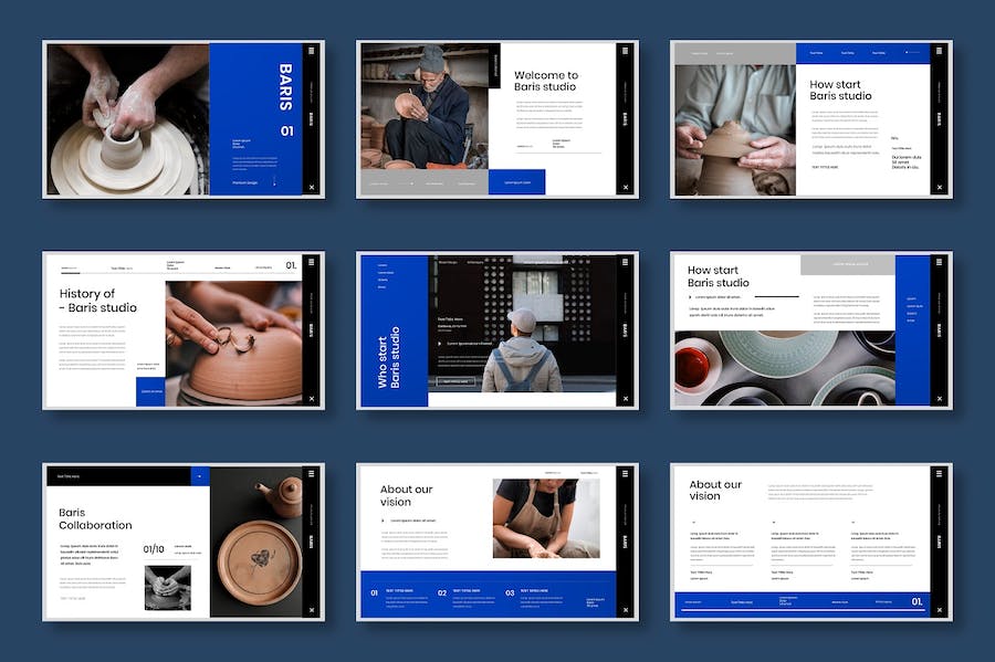 商务项目展示工作方案汇报Keynote模板 - PPT派