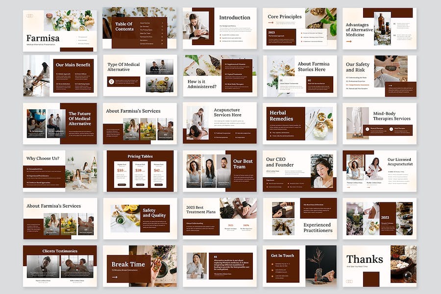 医疗替代方案选择对比Keynote模板 - PPT派