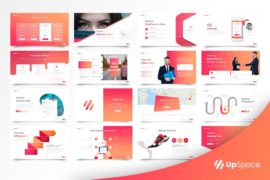 Upspace-business-startup-powerpoint-presentation-t - PPT派