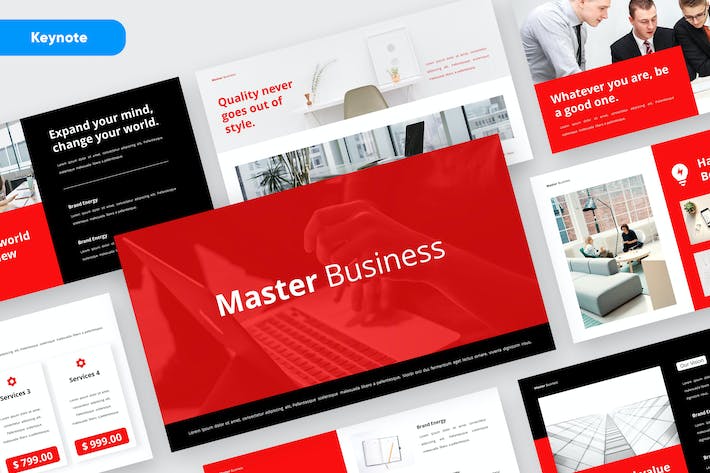商务通用风格Keynote模板 - PPT派