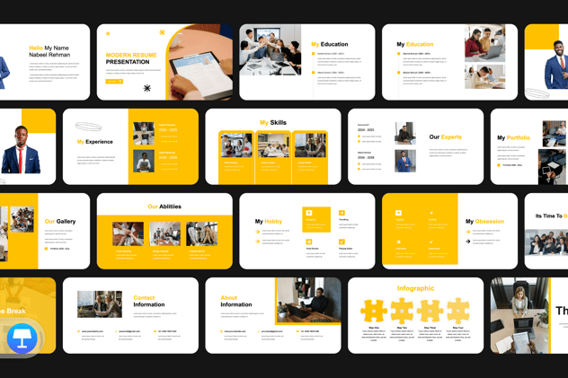 个人简历求职应聘展示Keynote模板 - PPT派