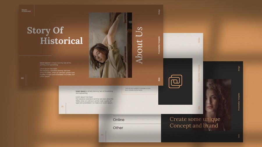 高级品牌指南主题Keynote演讲 - PPT派