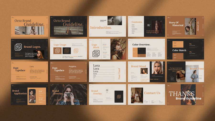 高级品牌指南主题Keynote演讲 - PPT派