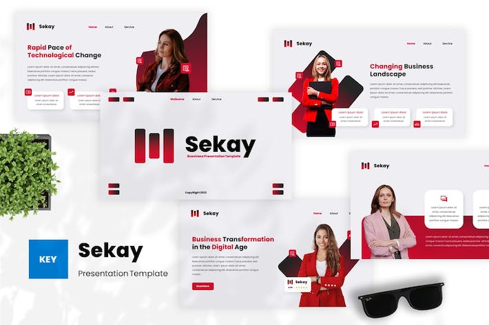 商务服务展示方案Keynote模板 - PPT派