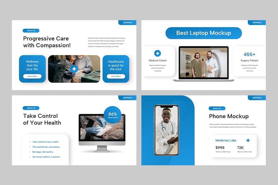 医疗健康医学学术报告PPT模板 - PPT派