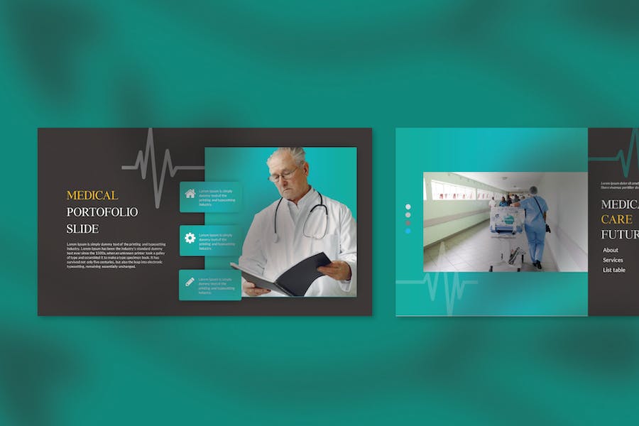 医疗健康诊疗服务专业推介医学知识宣传展示PPT模板 - PPT派