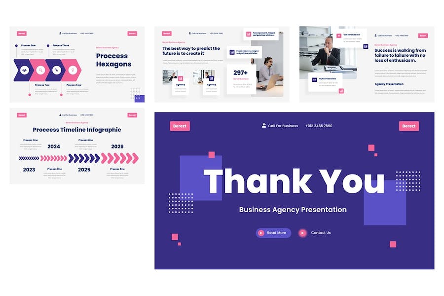 商业机构企业推介方案展示PPT模板 - PPT派