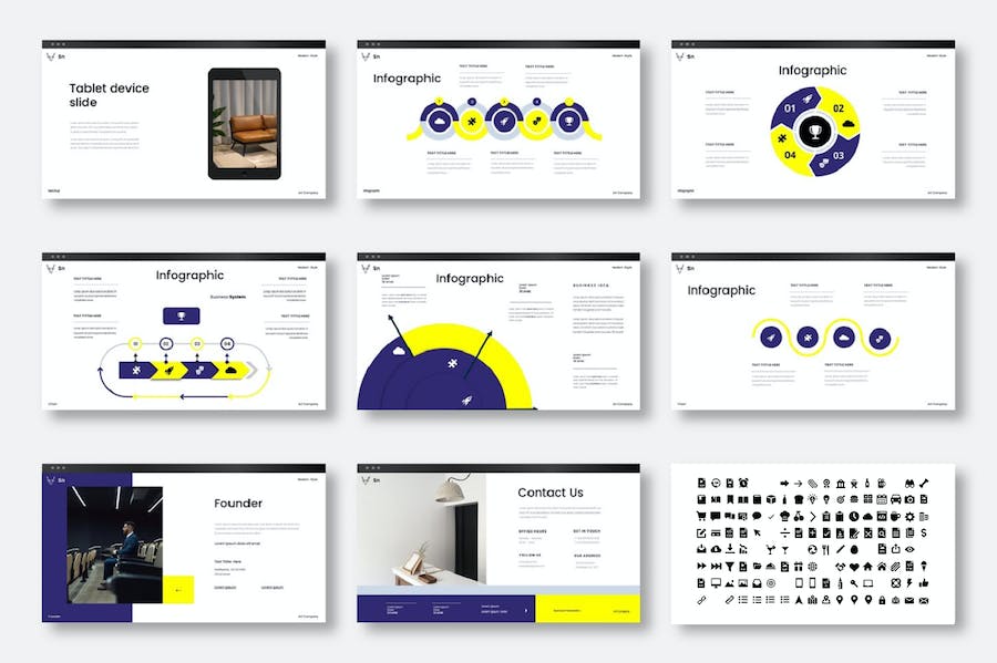 商务项目展示工作汇报Keynote模板 - PPT派