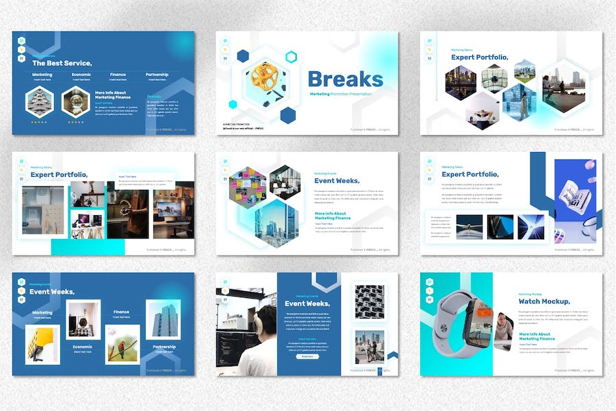 营销推广策略方案Keynote模板 - PPT派