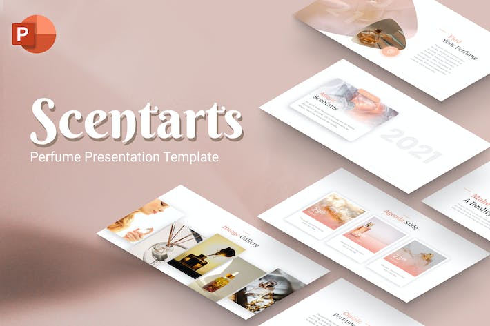 Scentarts-perfume-minimalist-powerpoint-template- PPT派