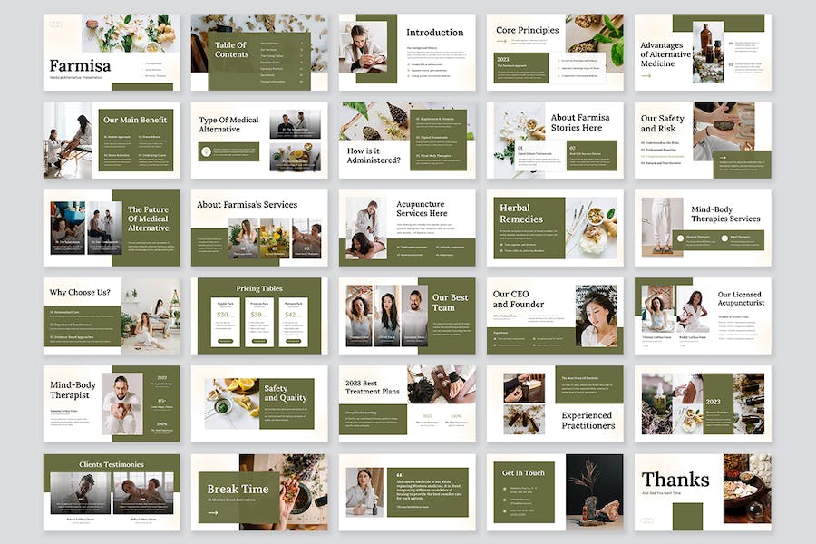 医疗替代方案选择对比Keynote模板 - PPT派