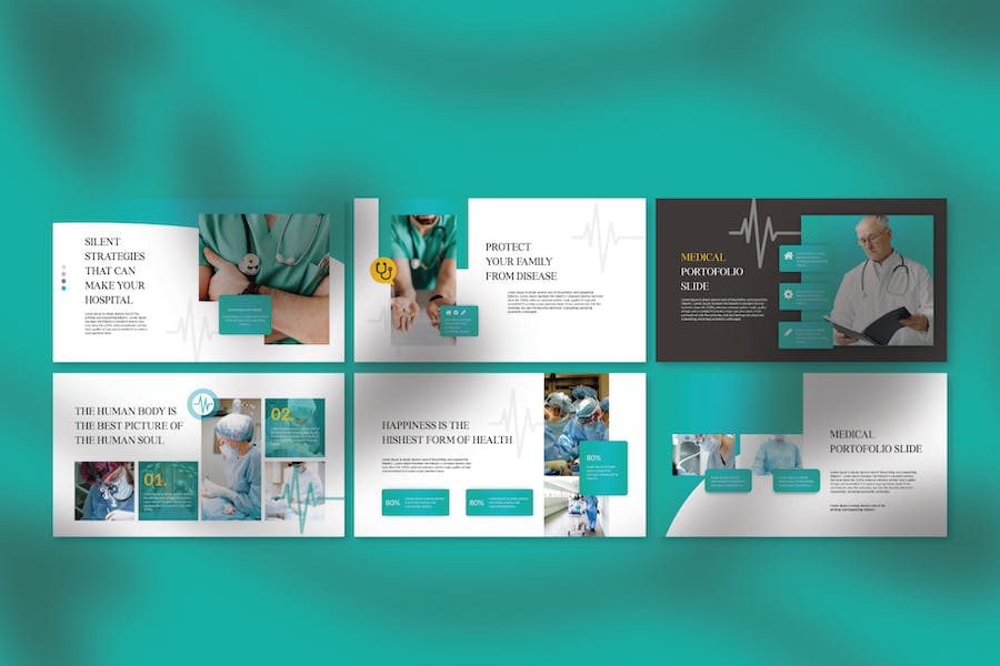 医疗健康诊疗服务专业推介医学知识宣传展示PPT模板 - PPT派