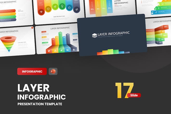 Layer-infographic-gradient-powerpoint-template - PPT派