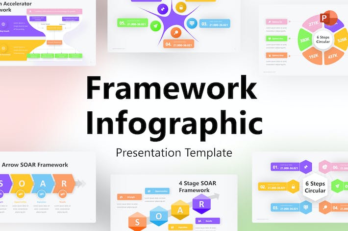 框架-信息图表-PowerPoint-模板 - PPT派