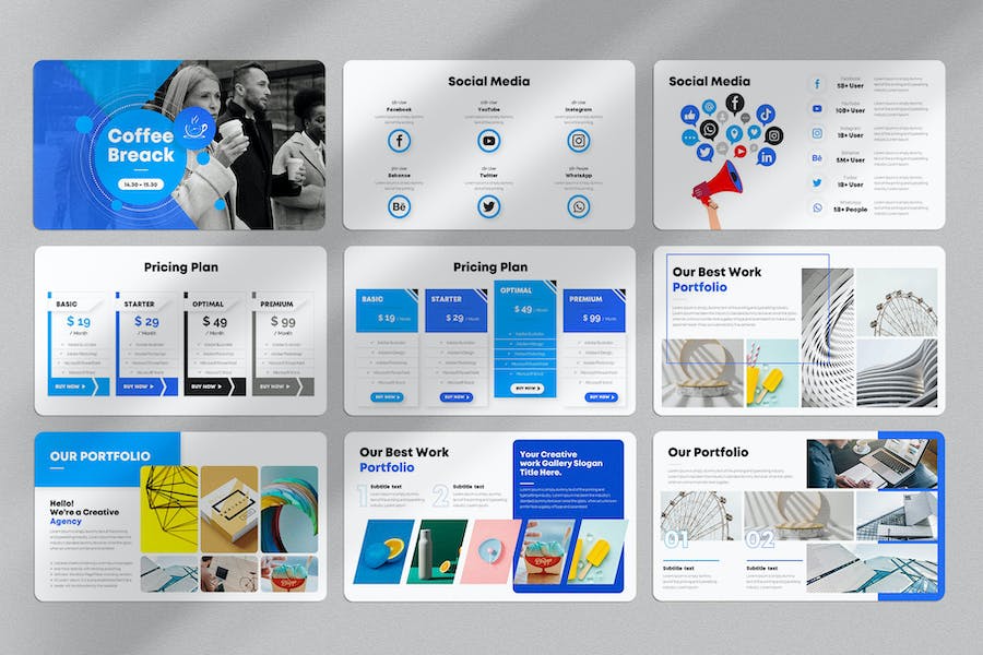 商业计划融资方案书PPT模板 - PPT派