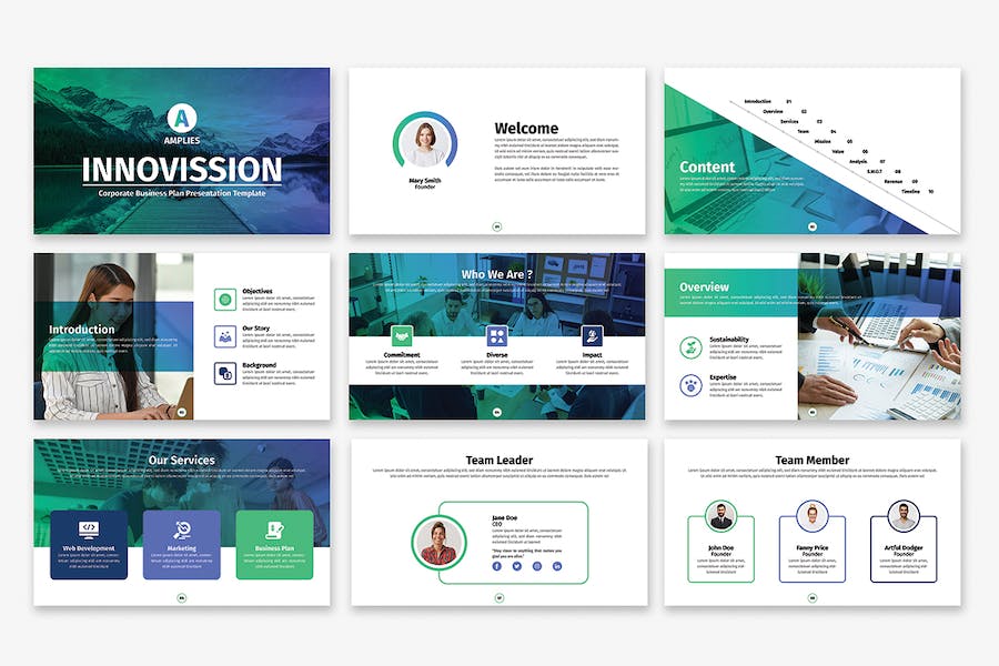 商业计划书项目策划融资PPT模板 - PPT派