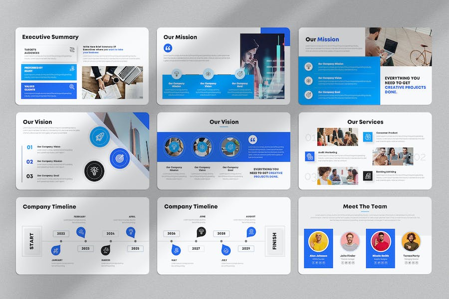 商业计划融资方案书PPT模板 - PPT派