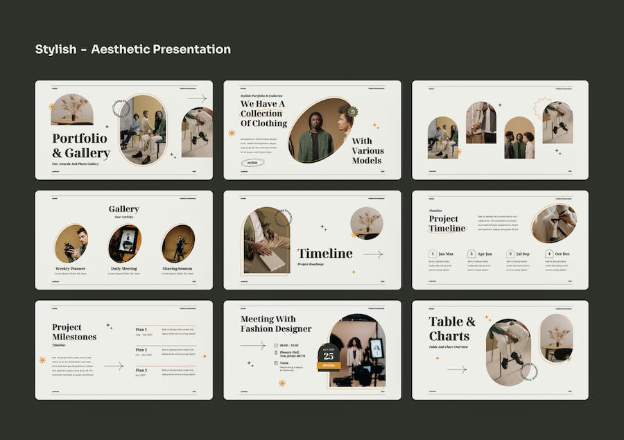 时尚服装品牌展示推介方案PPT模板 - PPT派