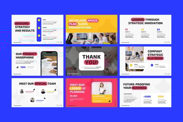 战略规划方案制定PPT模板 - PPT派