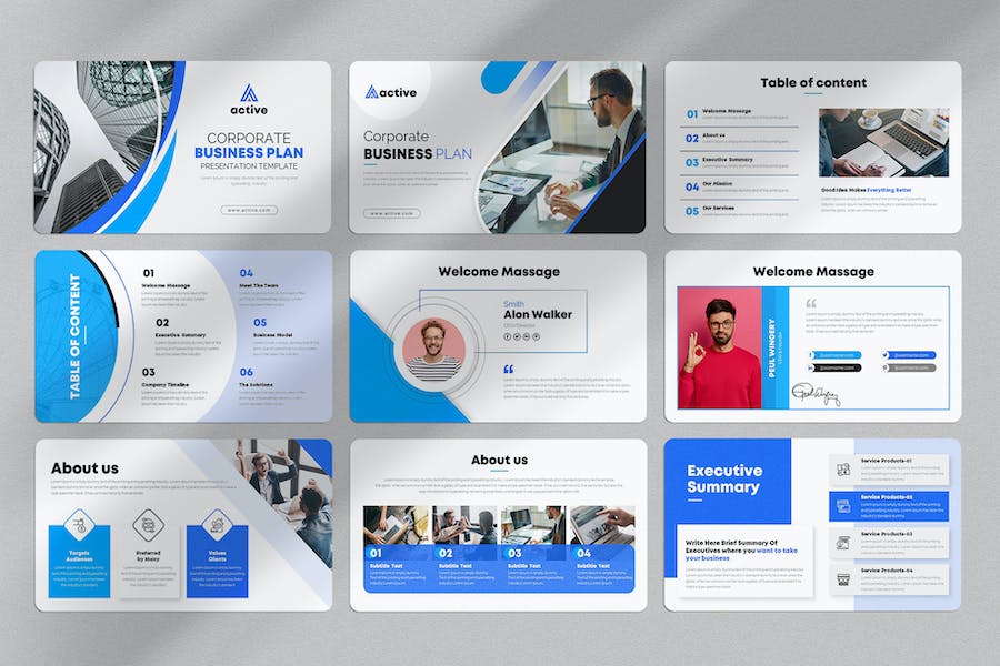 商业计划融资方案书PPT模板 - PPT派