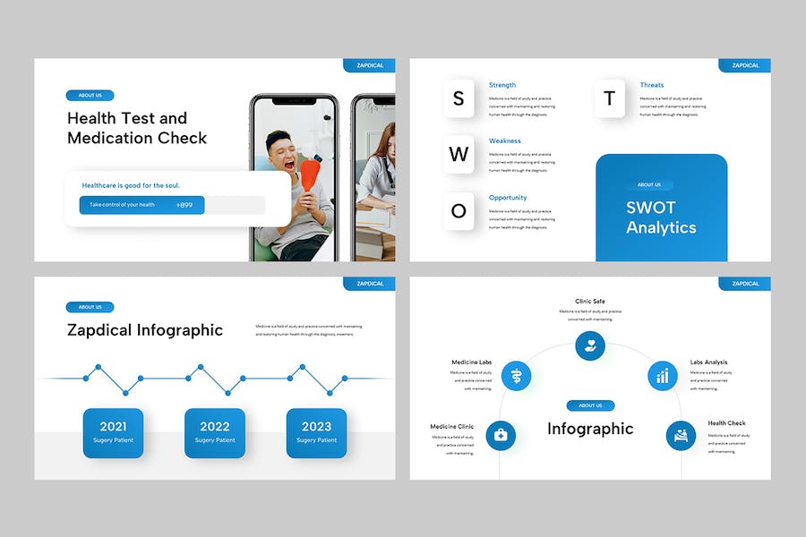 医疗健康医学学术报告PPT模板 - PPT派