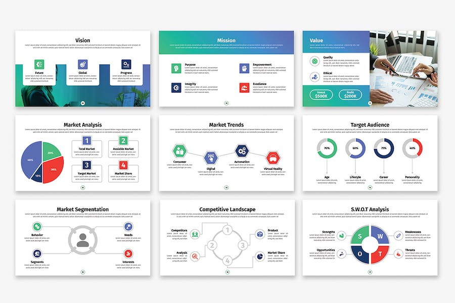 商业计划书项目策划融资PPT模板 - PPT派