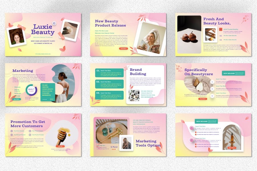 美容产品护肤推介展示讲述Keynote模板 - PPT派