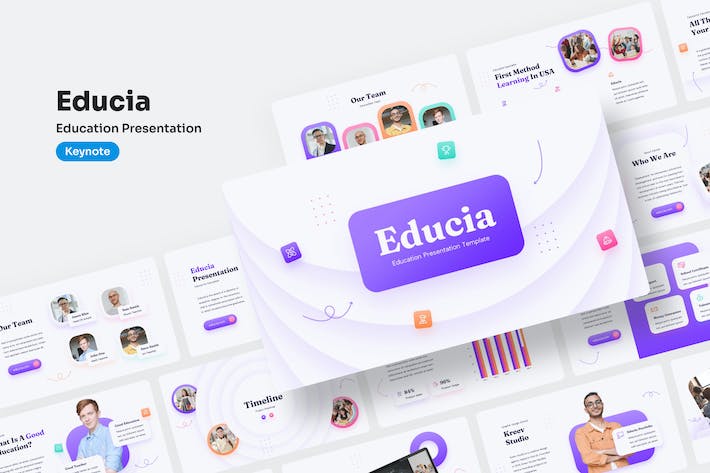 教育课程设计教学方案讲述Keynote模板 - PPT派