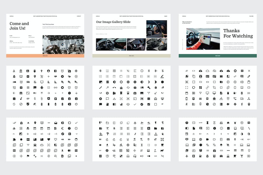 汽车科技创新方案Keynote模板 - PPT派