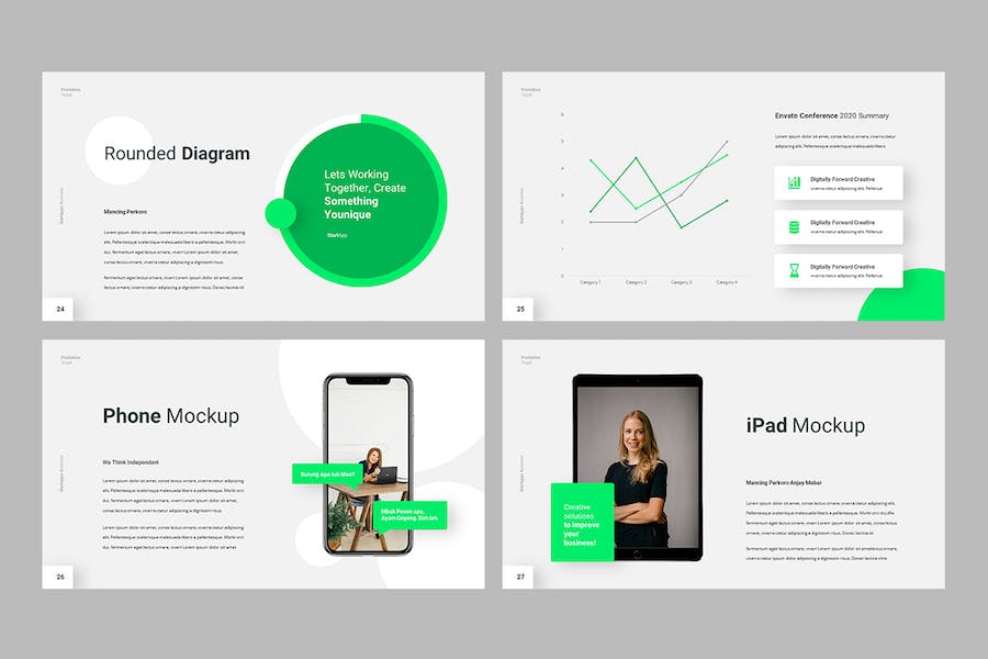 创业项目商业计划书路演Keynote模板 - PPT派