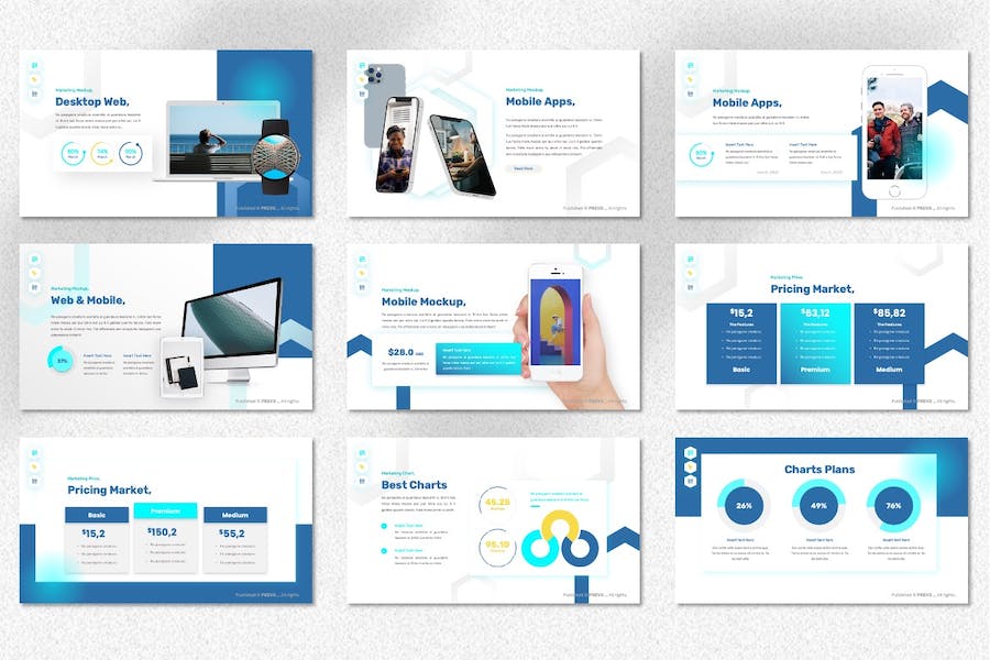 营销推广策略方案Keynote模板 - PPT派