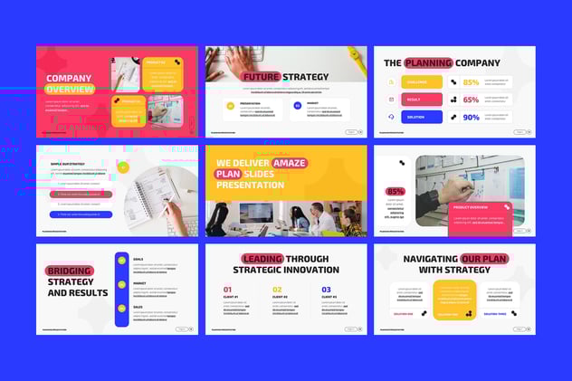 战略规划方案制定PPT模板 - PPT派
