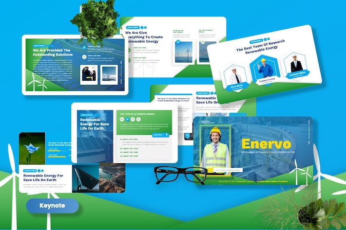 能源替代能源环保推广Keynote模板 - PPT派