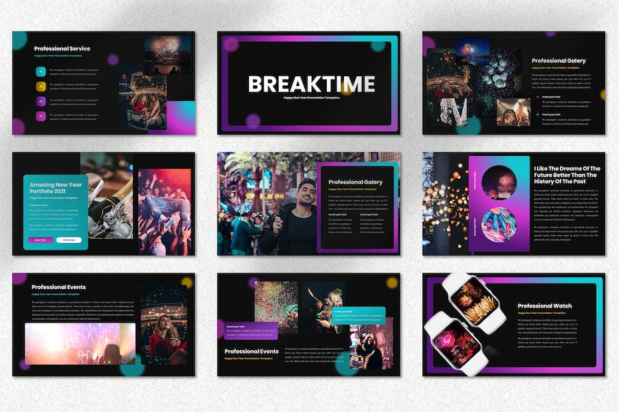 新年策划方案年度目标制定PPT模板 - PPT派