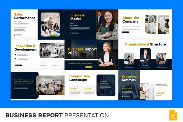 经济报道财务分析业绩展示PPT模板 - PPT派