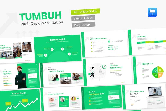 融资路演项目推介Keynote模板 - PPT派