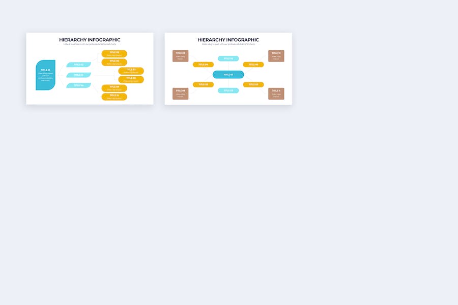 企业组织架构图业务层级结构Keynote模板 - PPT派