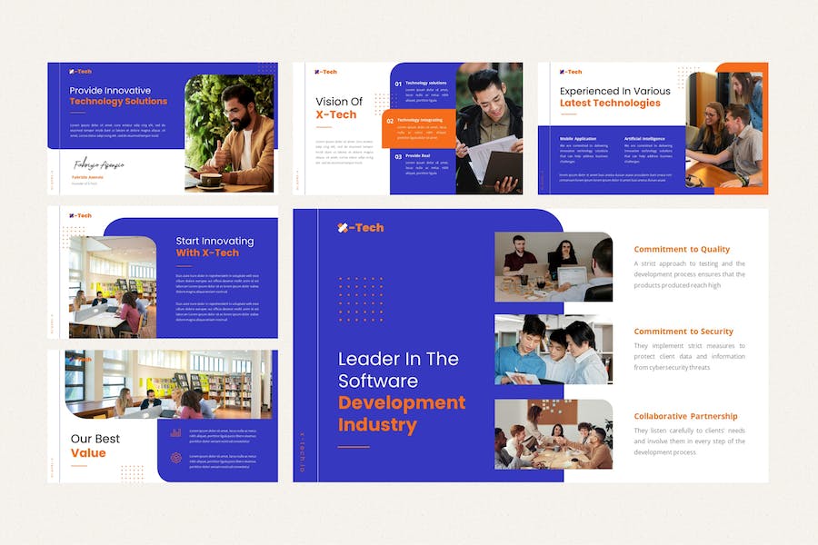 X-tech-software-agency-powerpoint-presentation - PPT派
