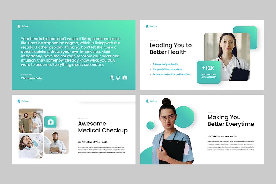 医疗健康保障服务项目方案Keynote模板 - PPT派