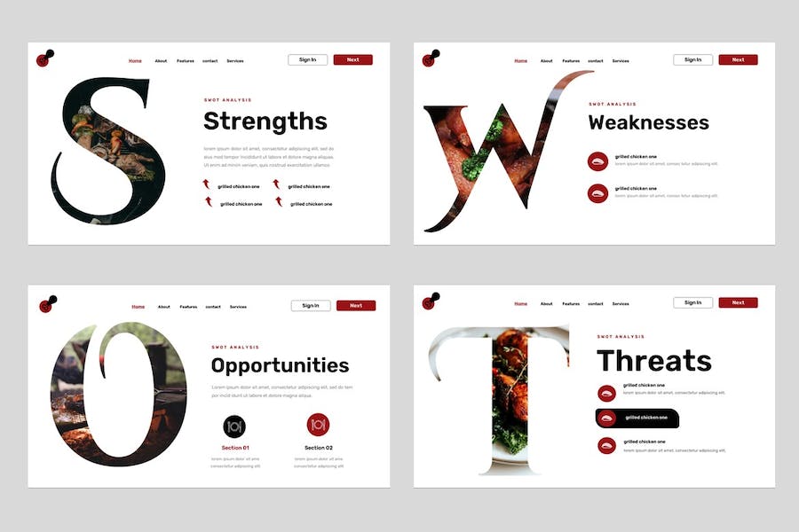 专业食品餐饮行业Keynote主题演示 - PPT派